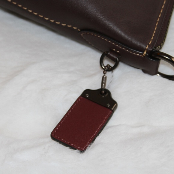 COACH Designer Bag Original Archive Duffle Leather Shoulder Crossbody - Picture 9 of 13